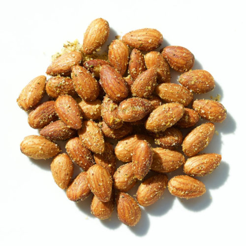 Crackled Cheezy Almonds