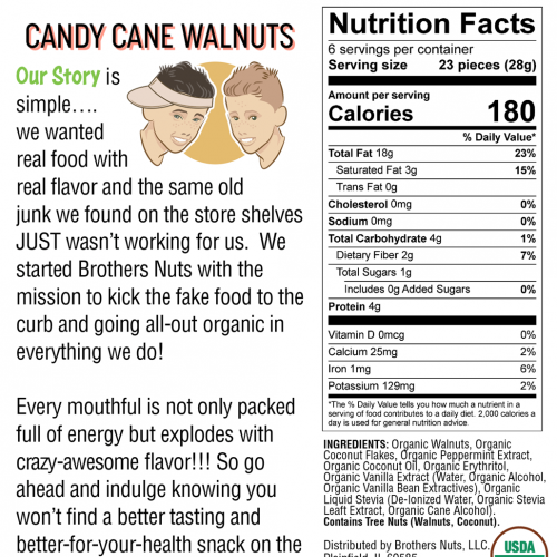 Candy Cane Walnut